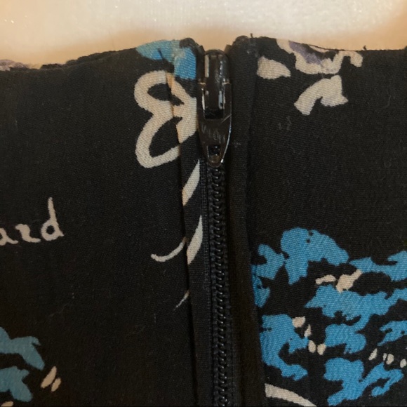 Vtg 90s Anna Sui Small Berard Faces Dress S 2 4 6 - Picture 10 of 15